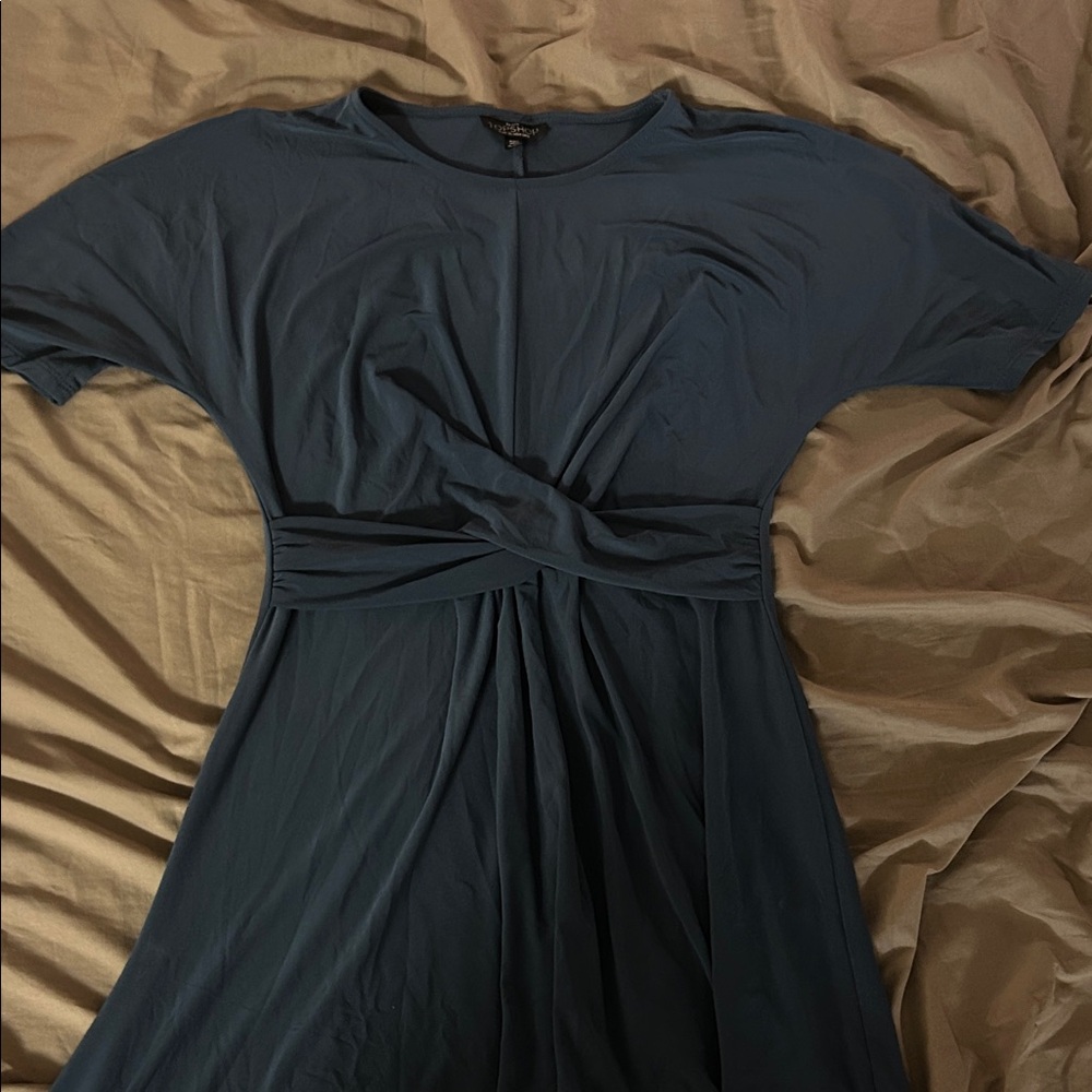 Topshop blue dress
